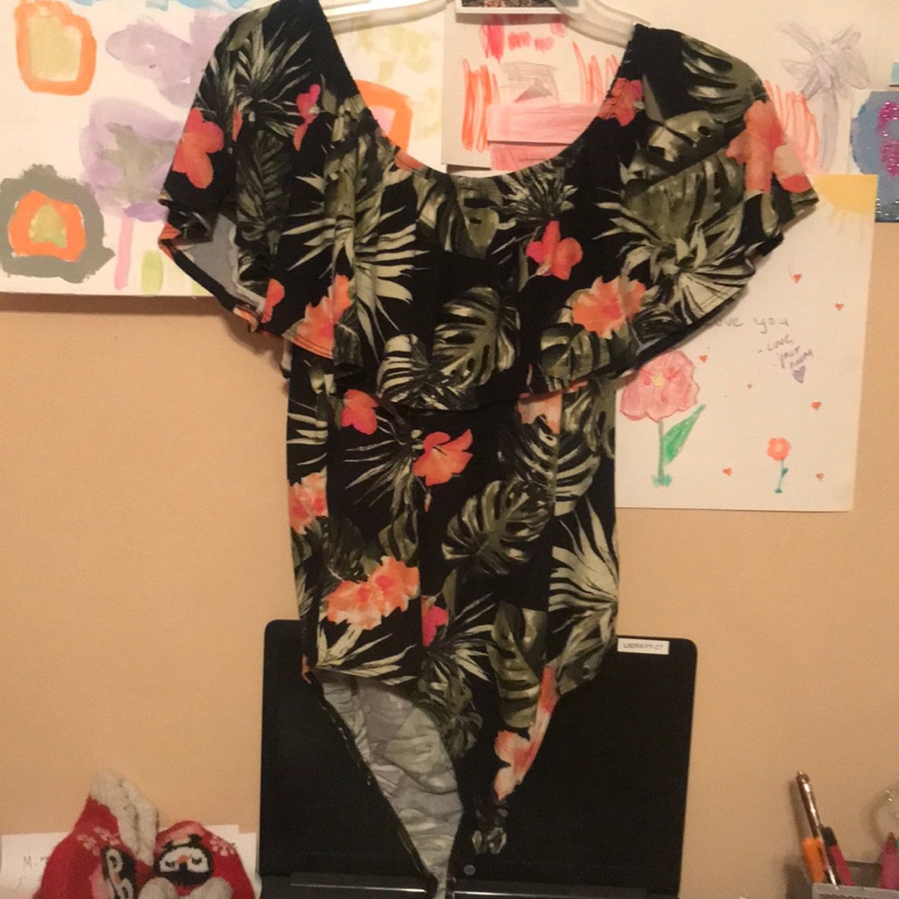 Off the shoulder body suit